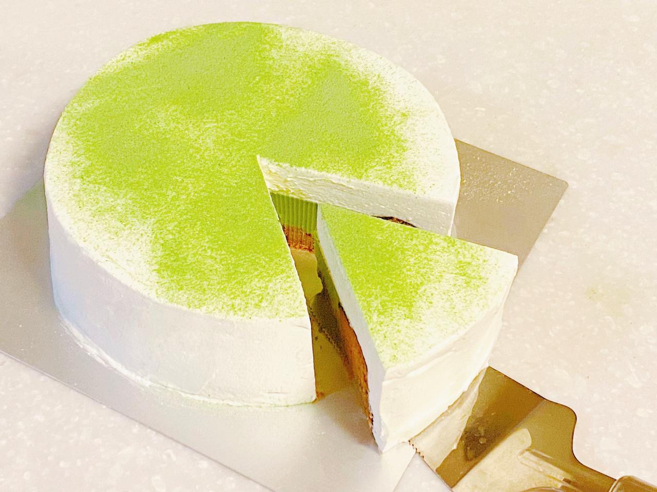 雪融抹茶凹蛋糕 | 日本最火爆蛋糕之一