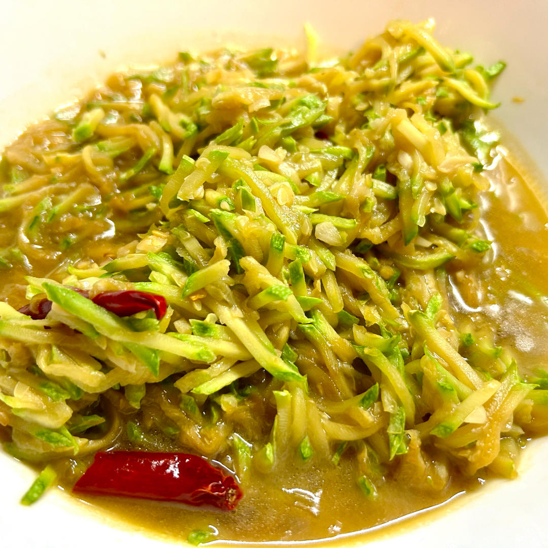 清炒西葫芦，五分钟快手菜