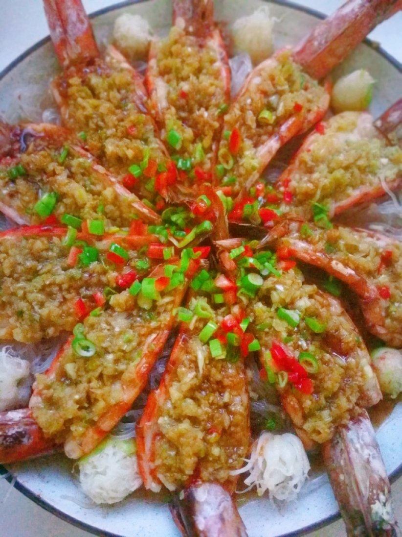 蒜蓉粉丝蒸虾