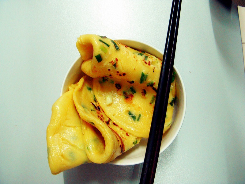 葱花鸡蛋饼