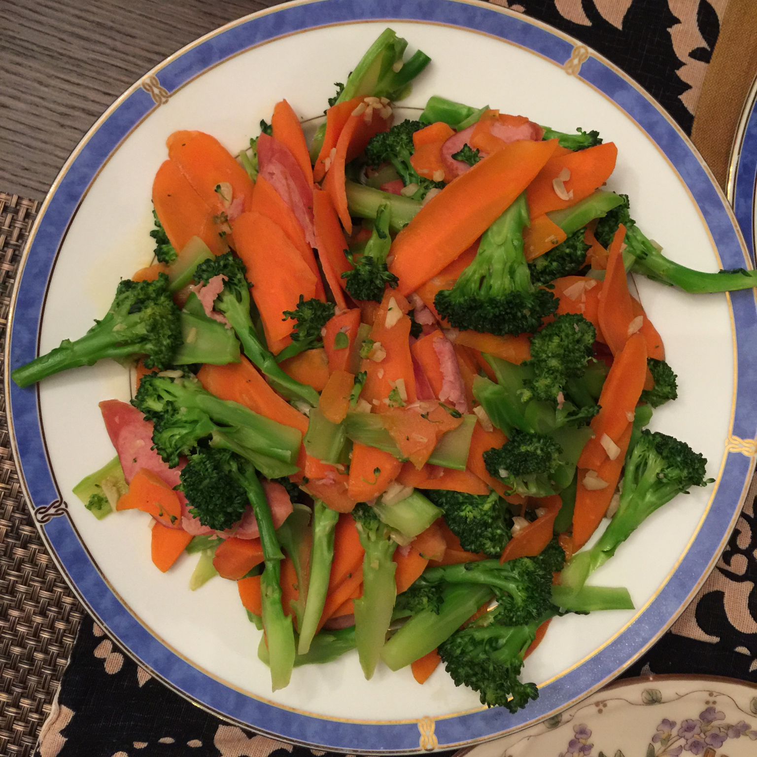 清炒胡萝卜西兰花