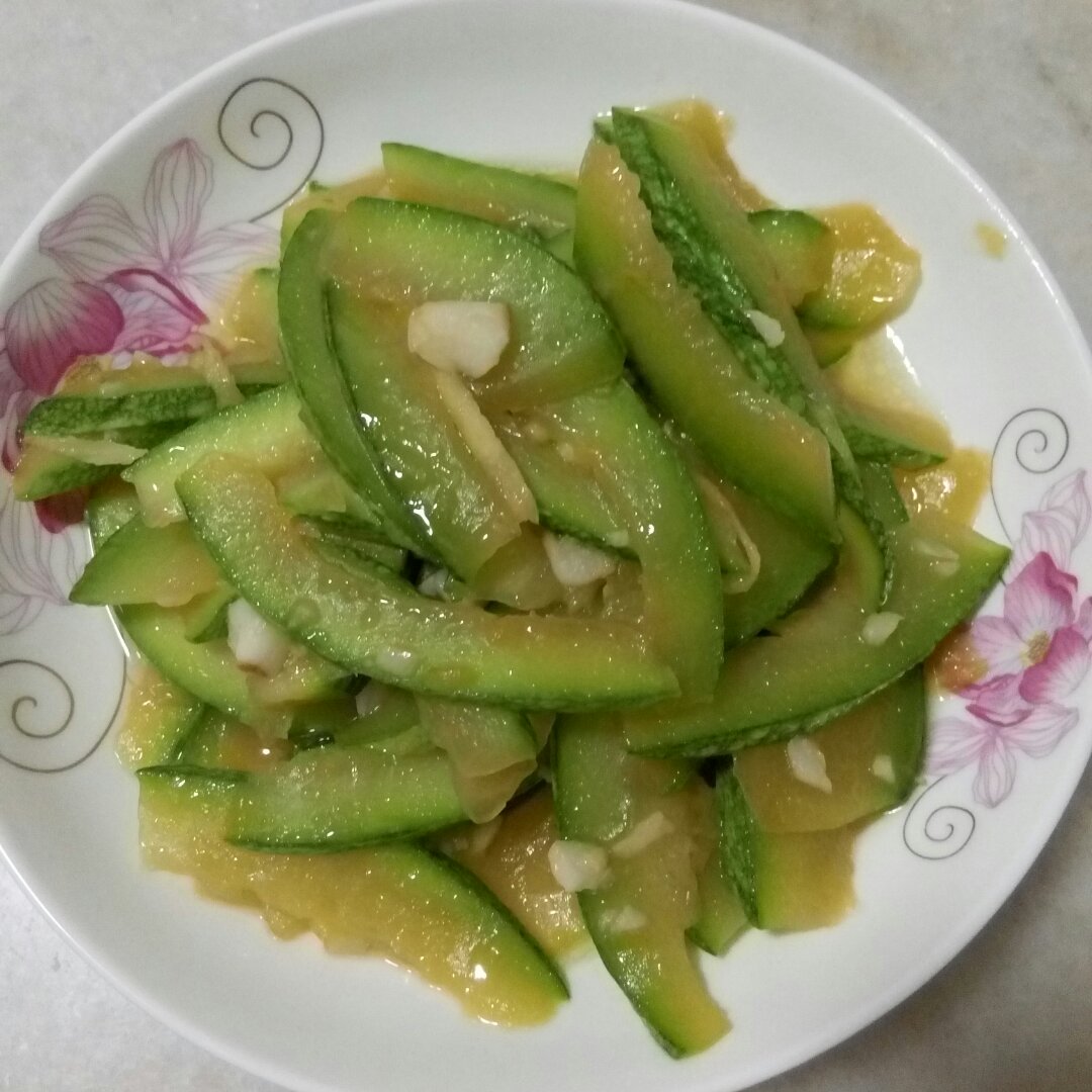 青南瓜炒豆干