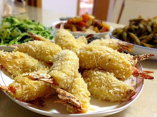 鲜虾可乐饼
