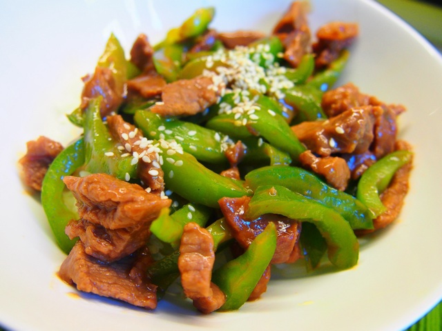 蚝油青椒牛肉丁