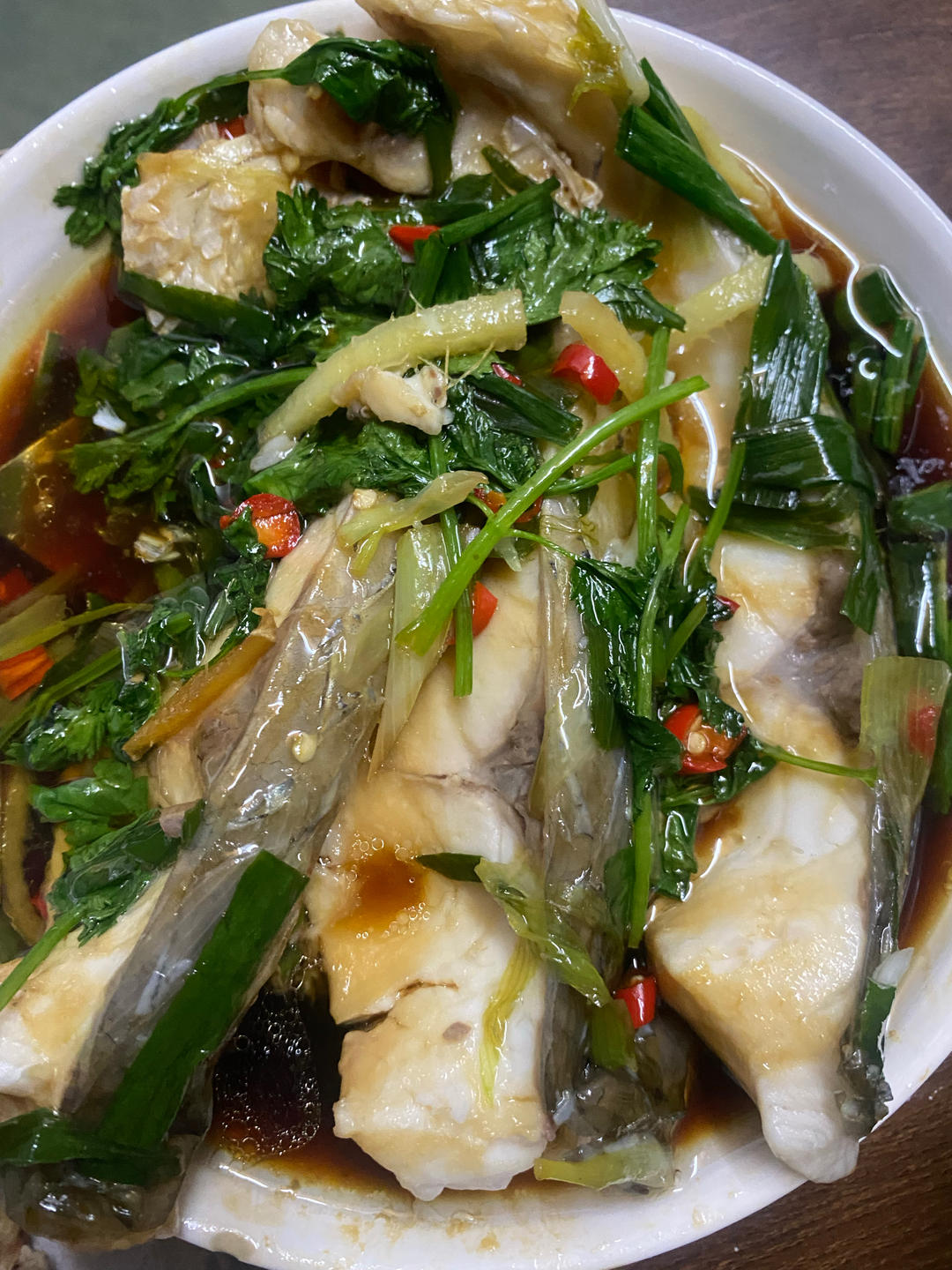 清蒸鱼腩