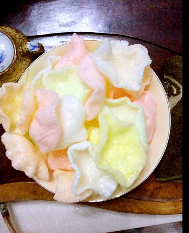 菠萝爸爸做的炸虾片儿