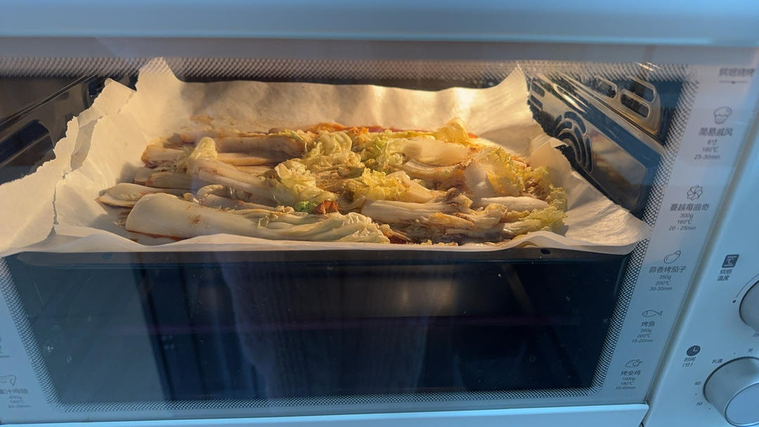 烤箱烤大白菜好吃停不下来