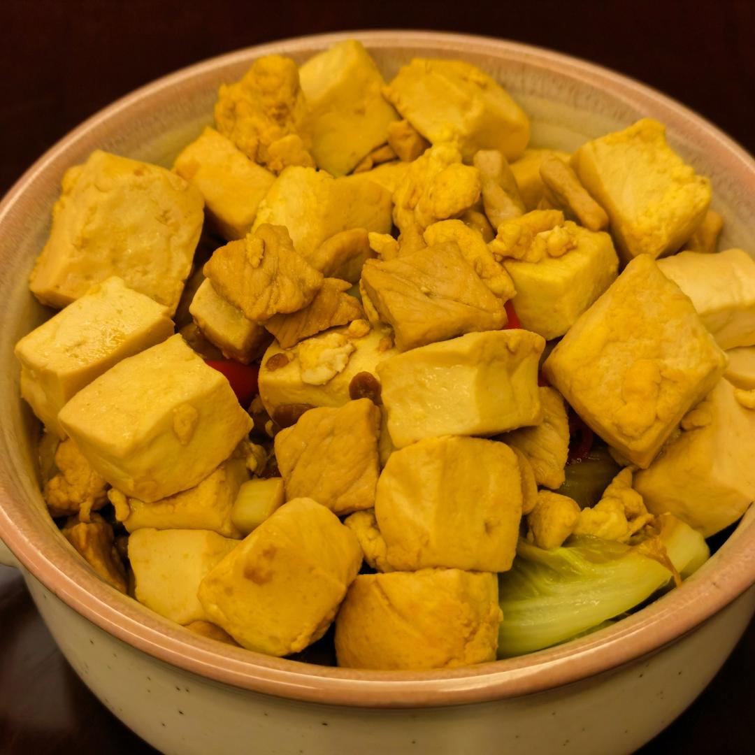 白菜豆腐煲