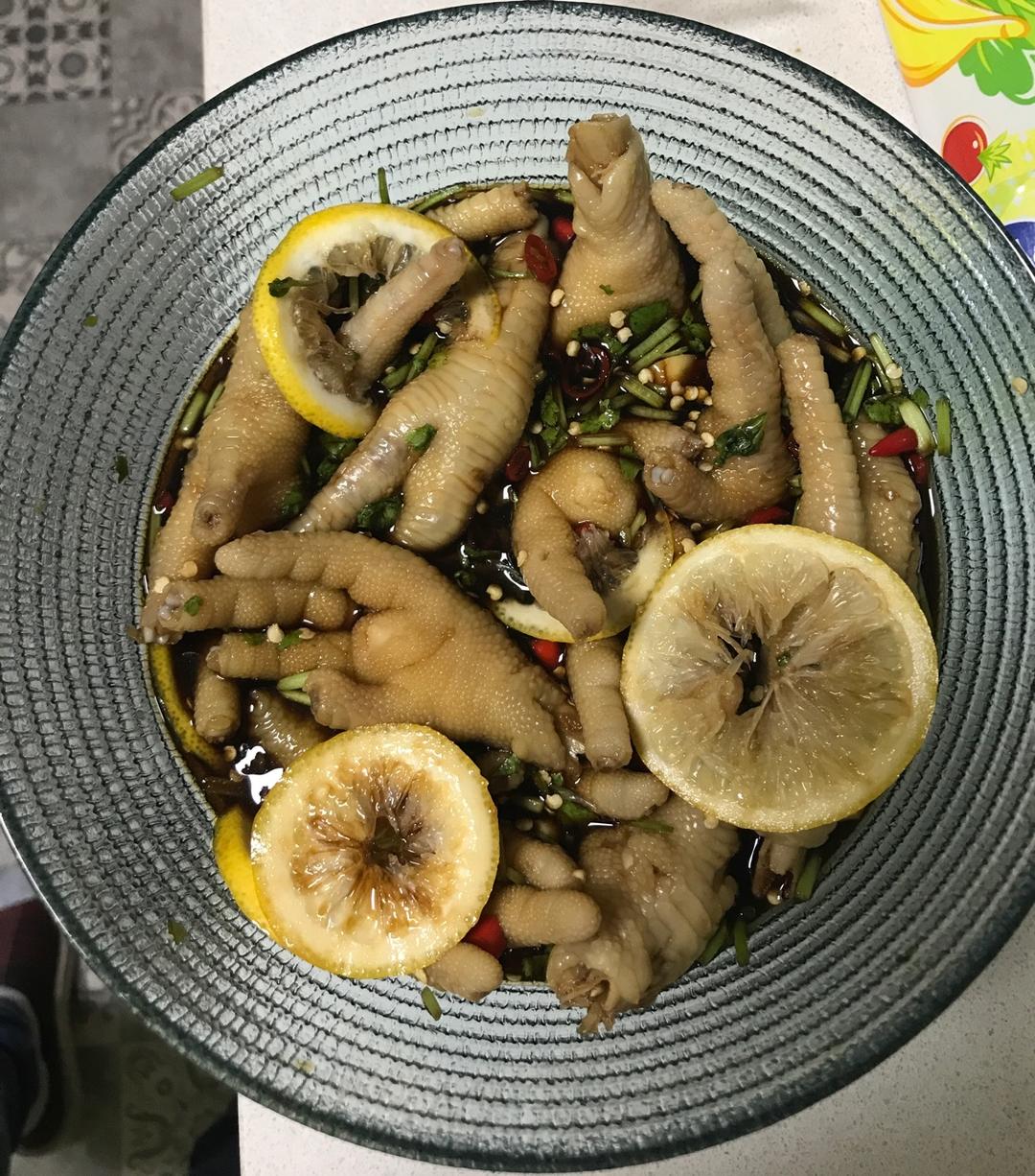 超好吃的🍋酸辣凤爪