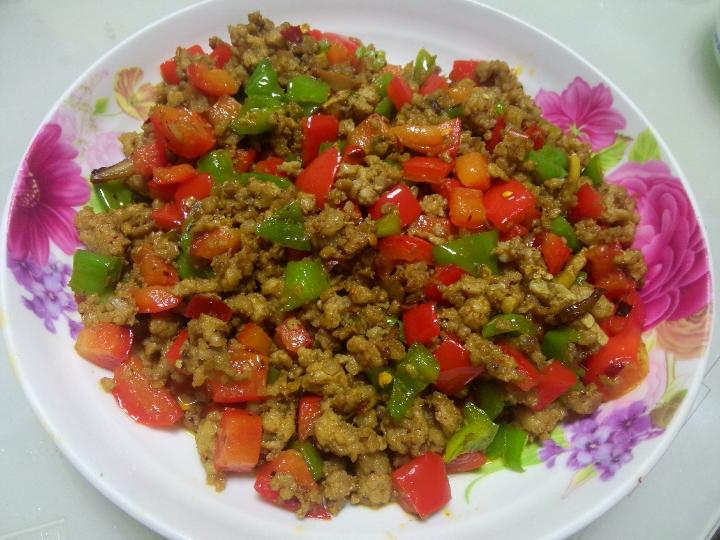 cxq初见做的青椒肉末