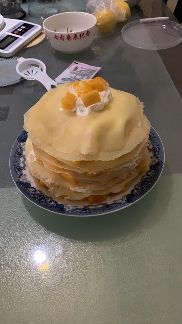 芒果千层蛋糕，100%成功告别煎皮无能