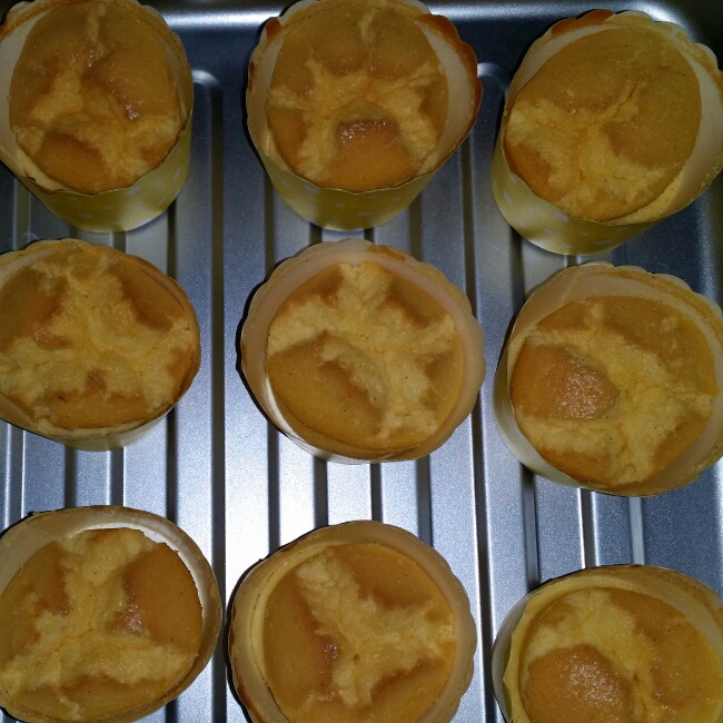 消耗淡奶油之作——淡奶油小蛋糕