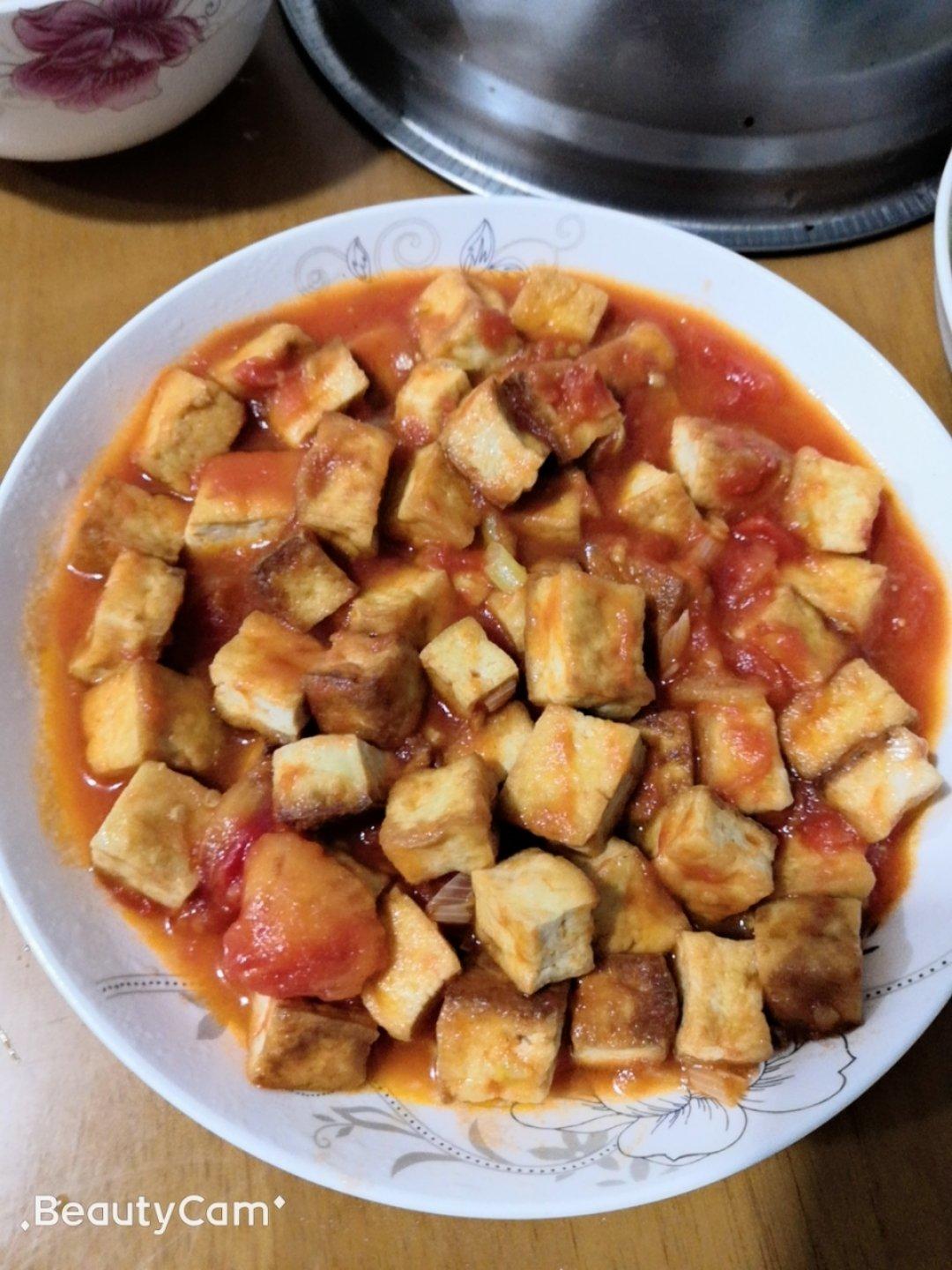 西红柿炒豆腐