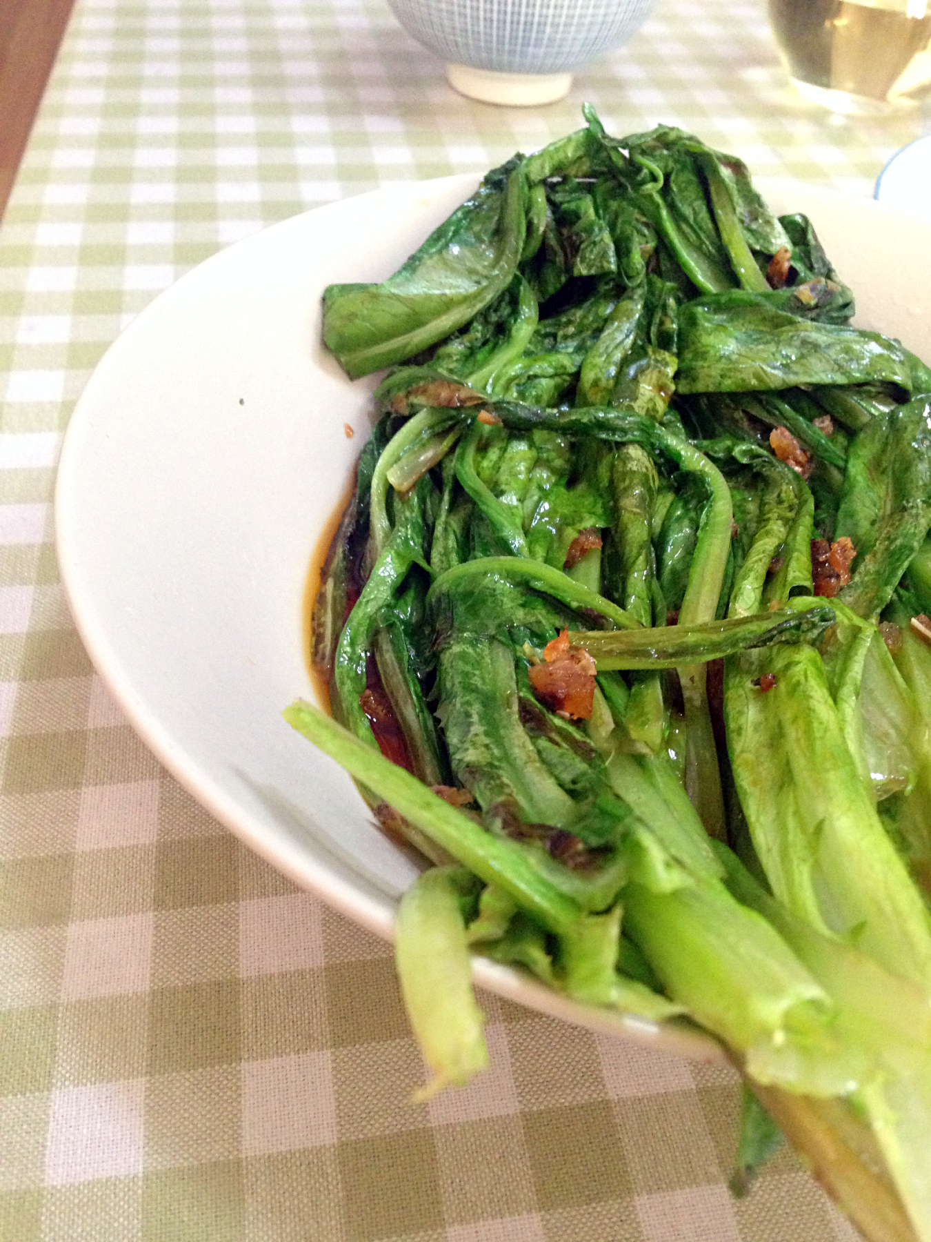 豆豉鲮鱼油麦菜