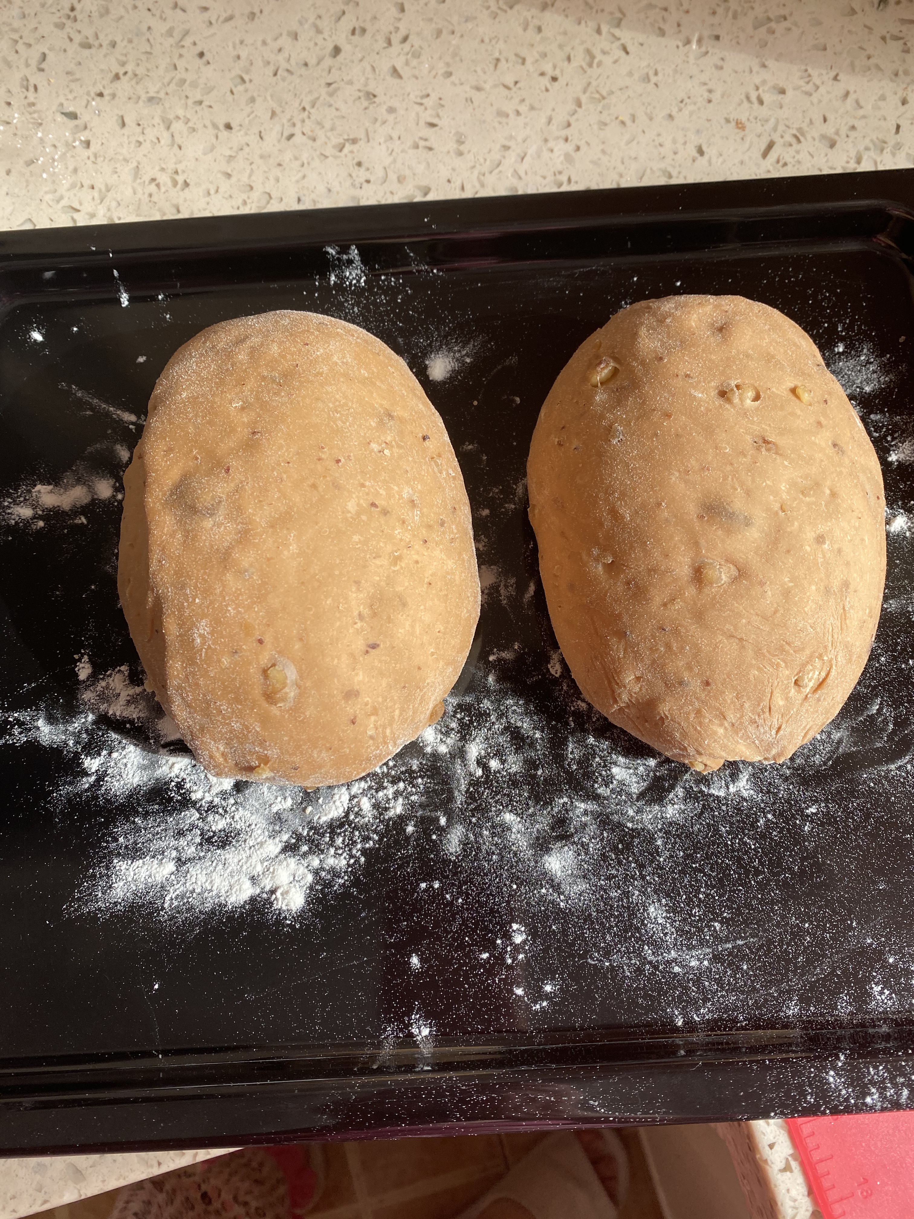 黑麦核桃红糖面包（东芝烤箱）的做法 步骤3