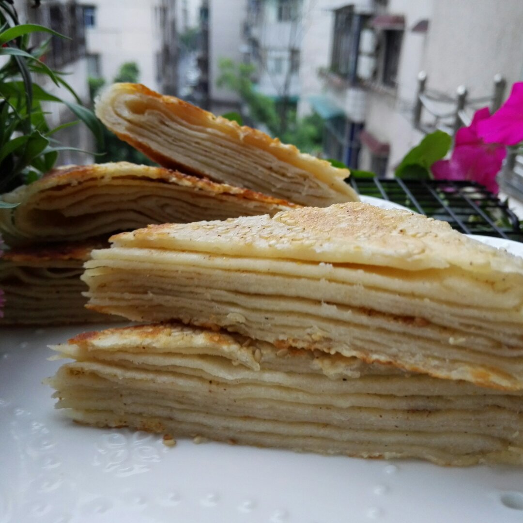 惠兰好妈妈做的千层三角饼