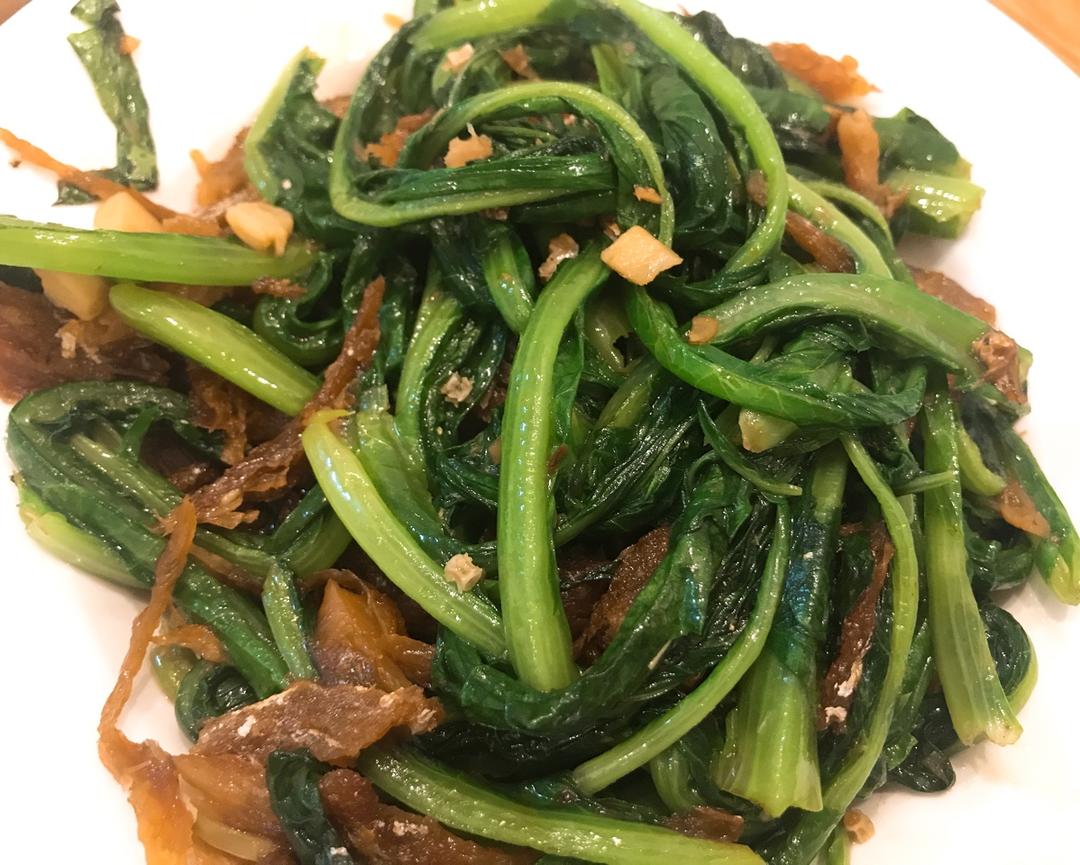 豆豉鲮鱼油麦菜
