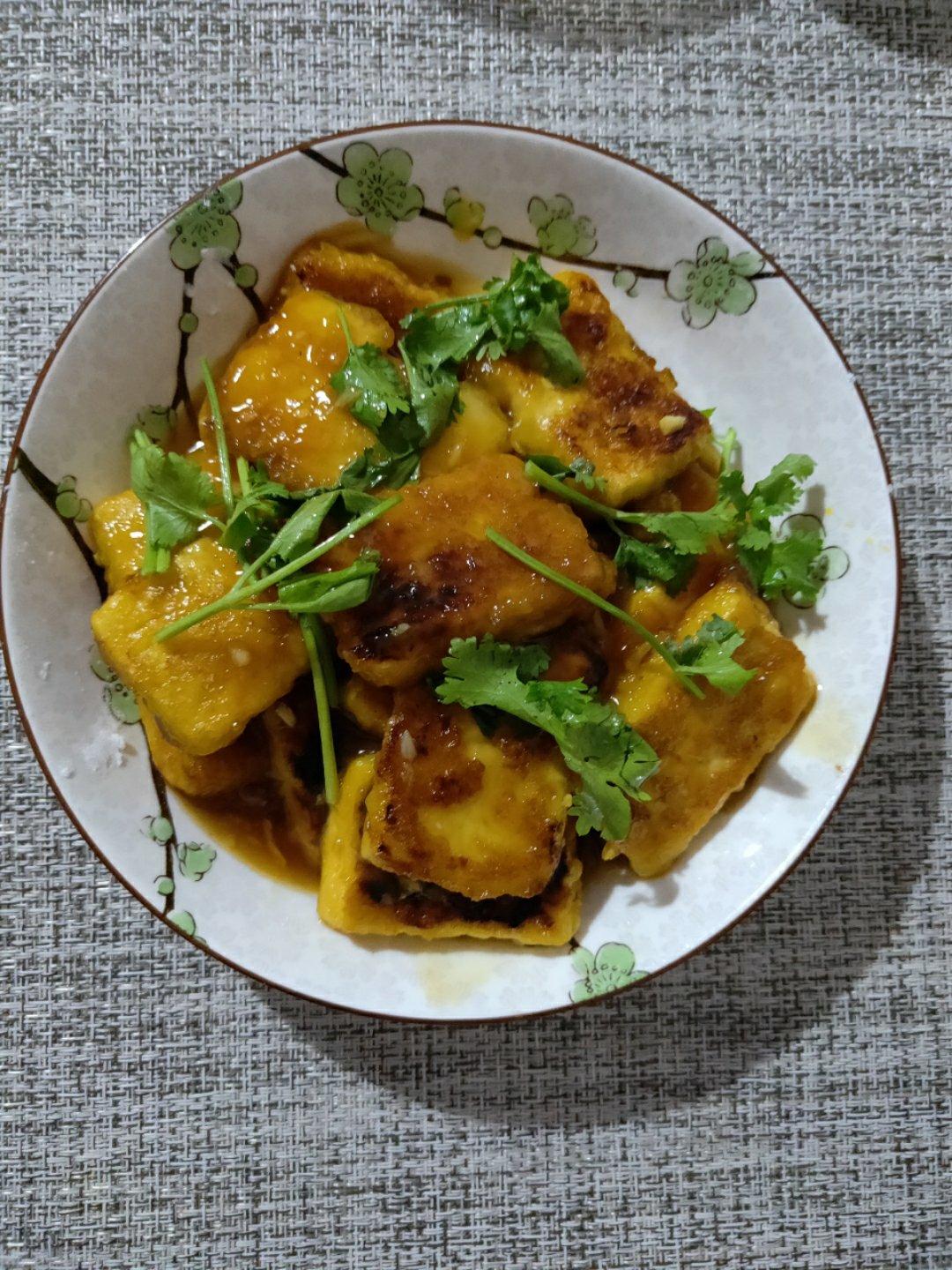 无敌好吃的香煎豆腐
