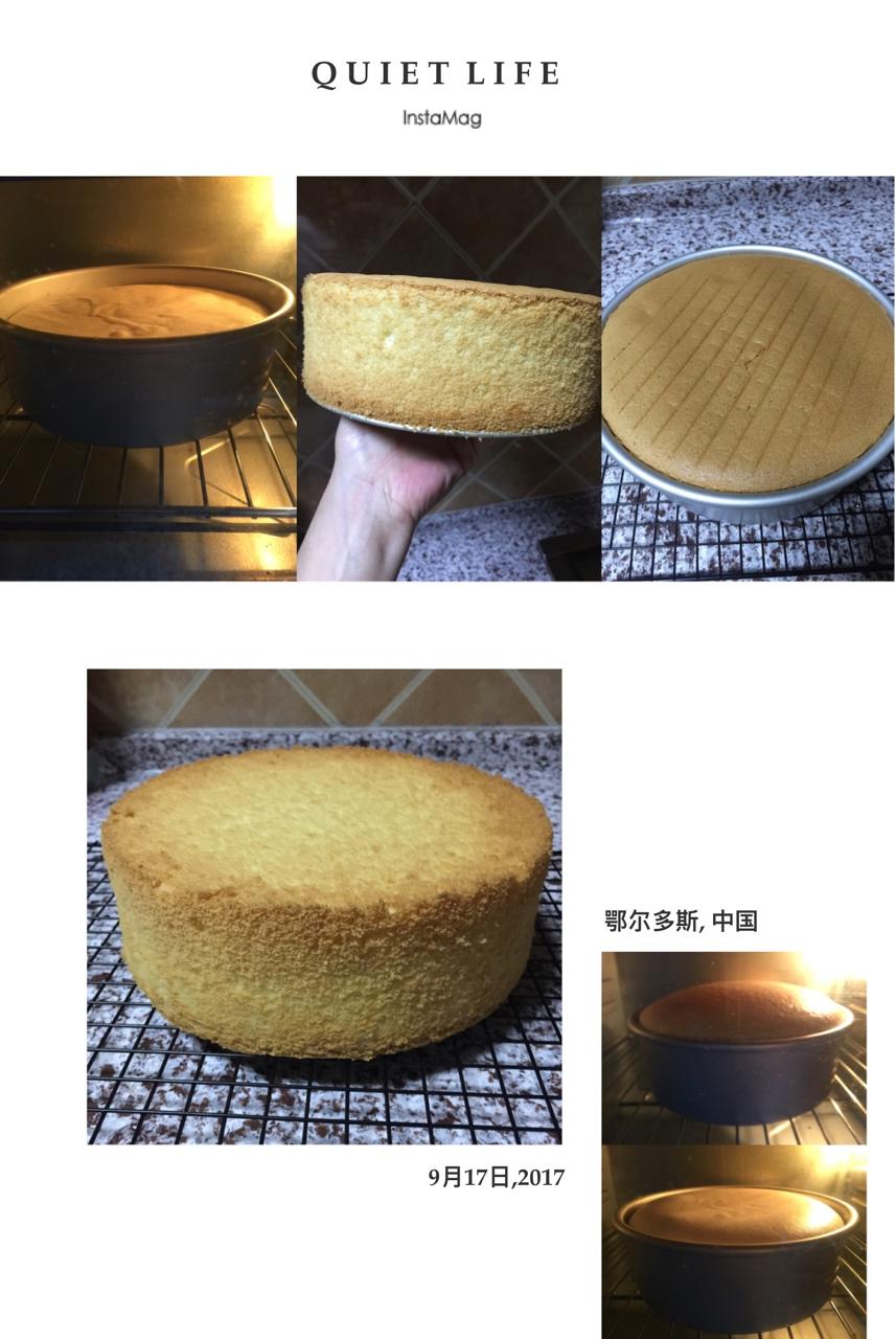 《Tinrry+》戚风蛋糕（6寸配方）（基础、超详细教程）