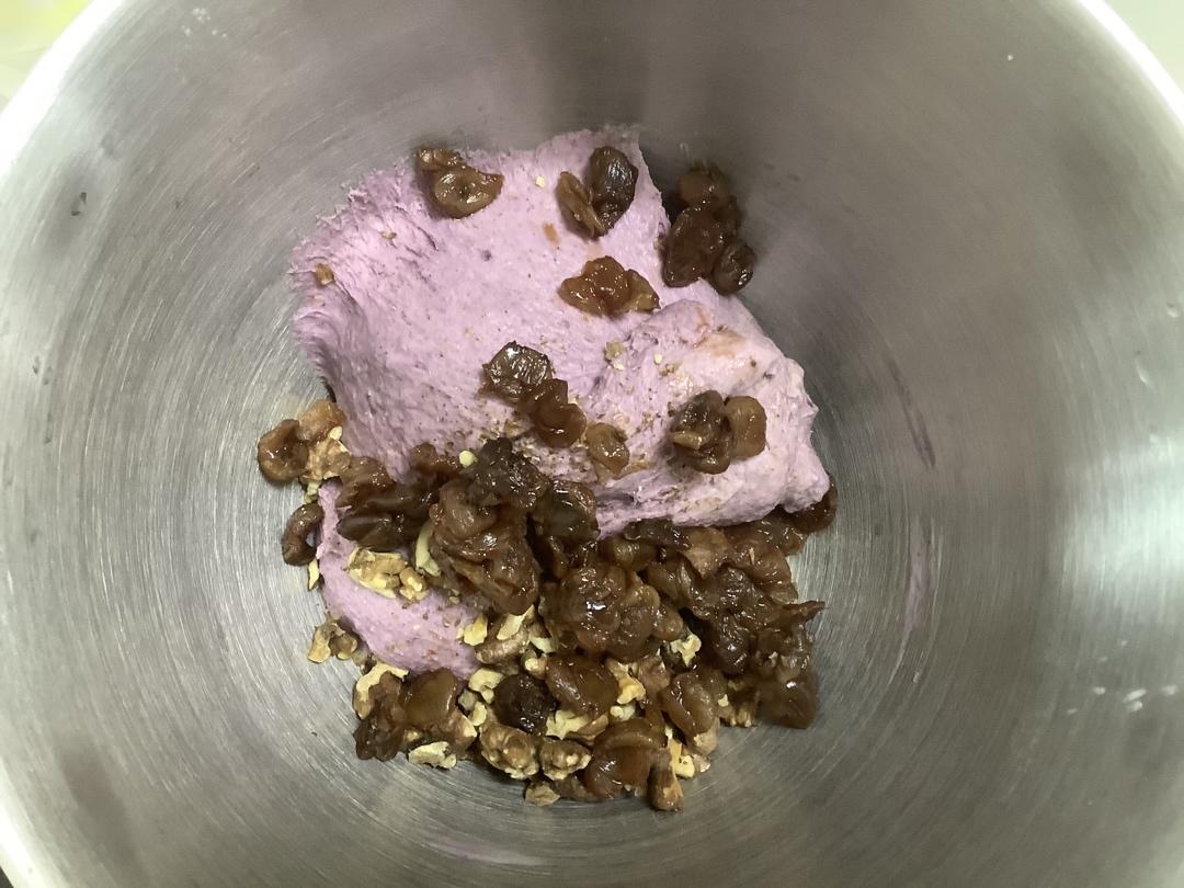 紫薯核桃欧包（天然酵种）