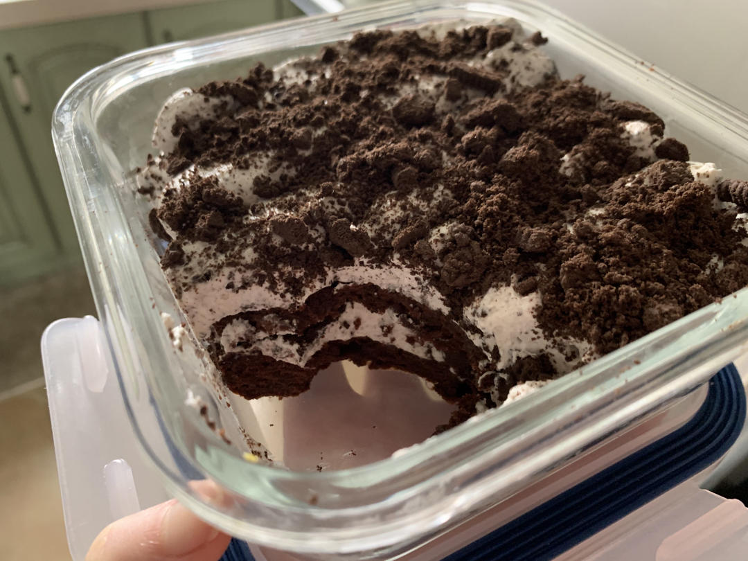 低糖不腻的奥利奥咸奶油蛋糕盒子