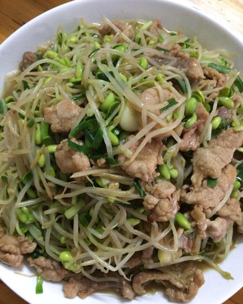 手机用户0400_yle7做的豆芽炒肉丝