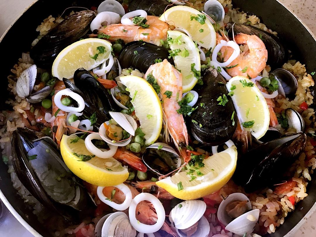 【曼食慢语】Seafood Paella 西班牙海鲜饭