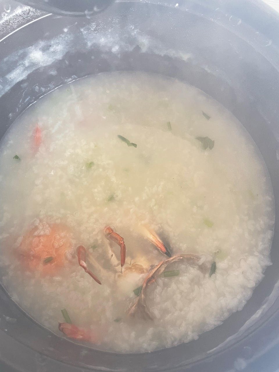 鲜虾砂锅粥