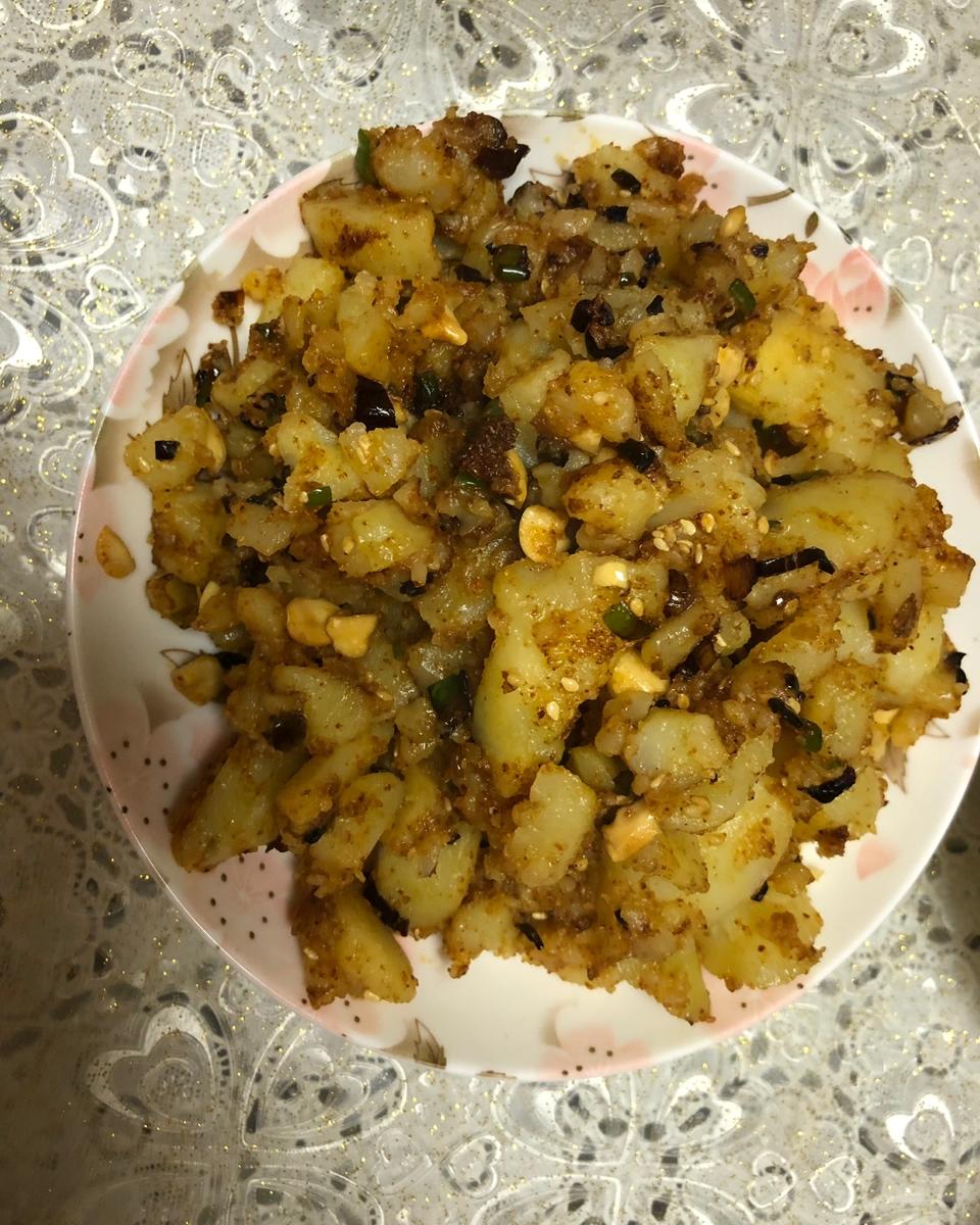 孜然香辣土豆泥