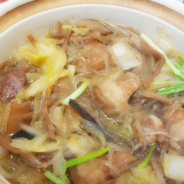 猪肉白菜炖粉条