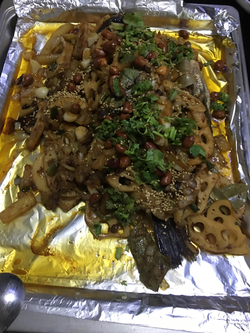 烤箱烤鱼