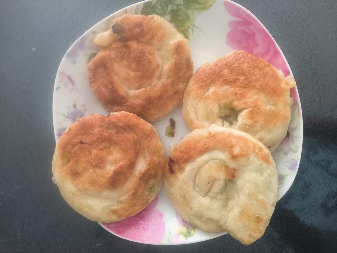 黄油葱香烙饼（发面）