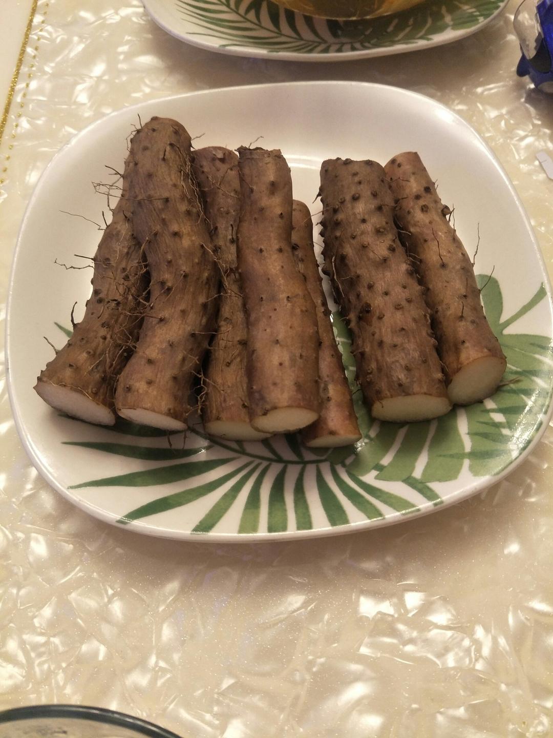 娟娟承宝做的蒸铁棍山药