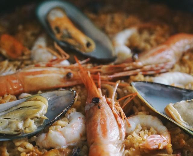 🥘 家庭版｜地道的西班牙海鲜饭🦐的做法