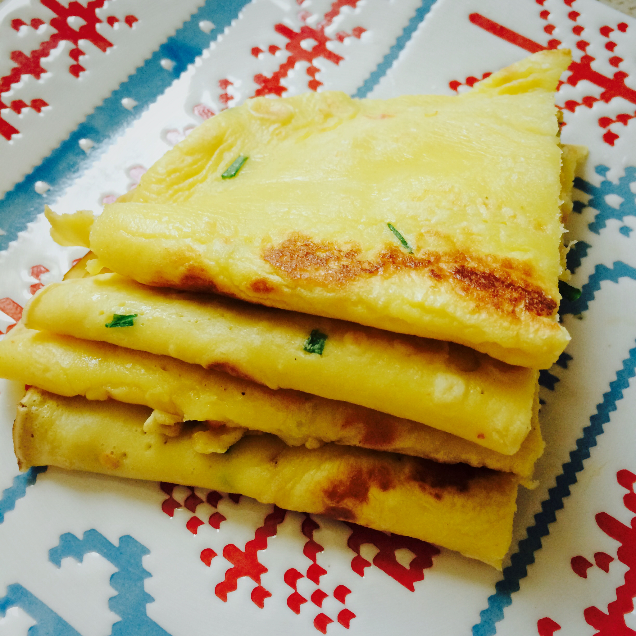 香葱鸡蛋饼
