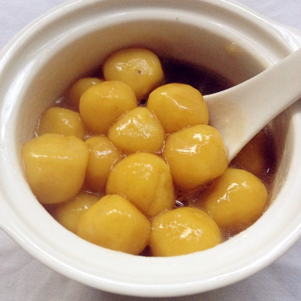 南瓜圆子红豆汤