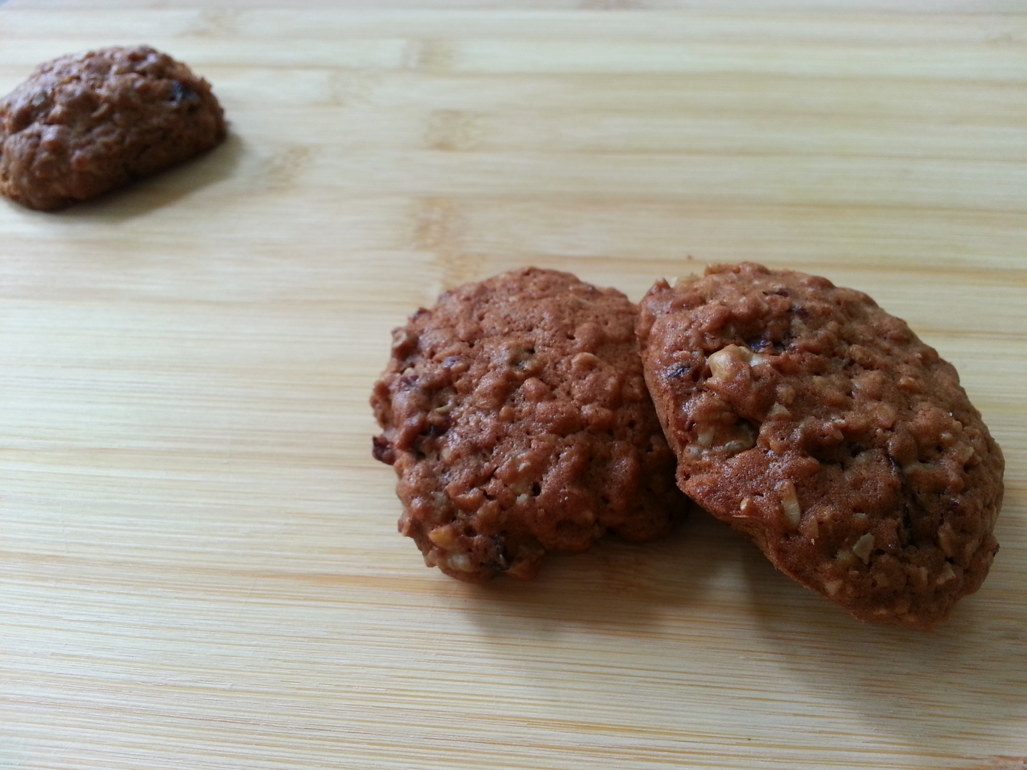 100%全麦燕麦蔓越莓小饼