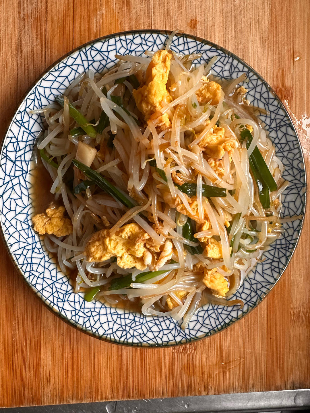 韭菜炒豆芽