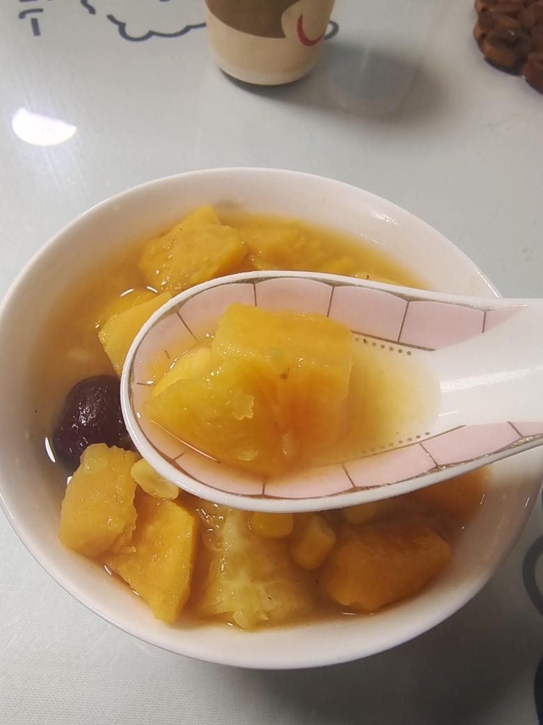快手版红薯糖水&红薯汤&红薯藕粉羹=暖暖的冬天美味