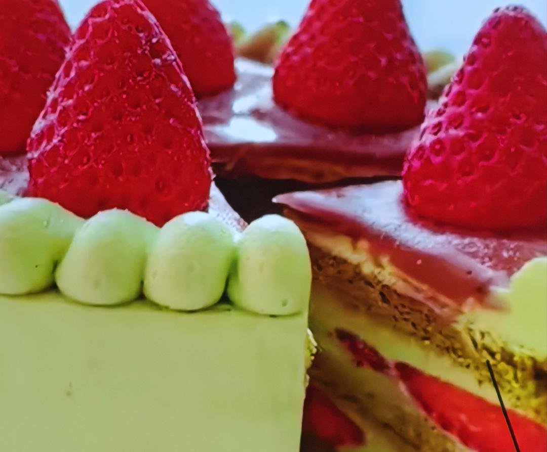 超简单的草莓芝士蛋糕