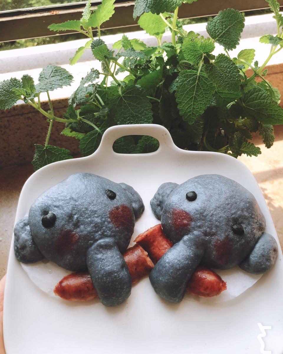 可爱大象火腿肠卡通馒头