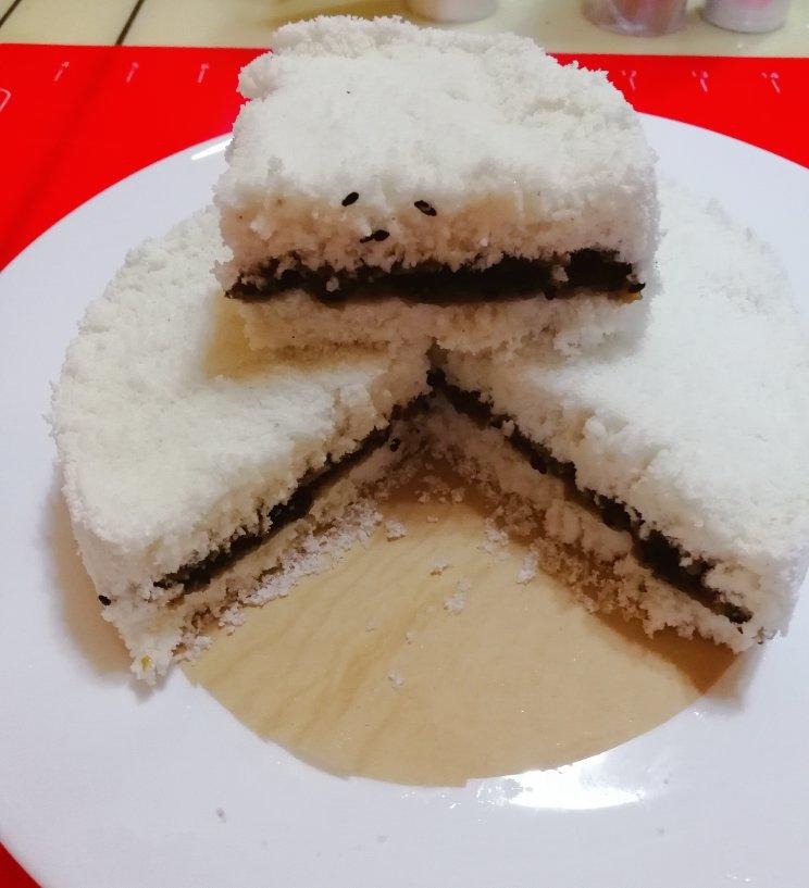 豆沙松糕