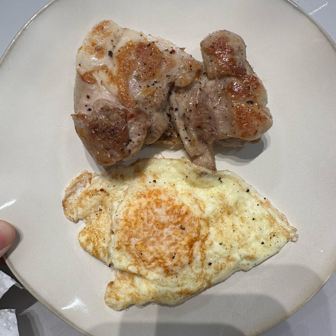 狂推荐的无油脆皮煎鸡腿排