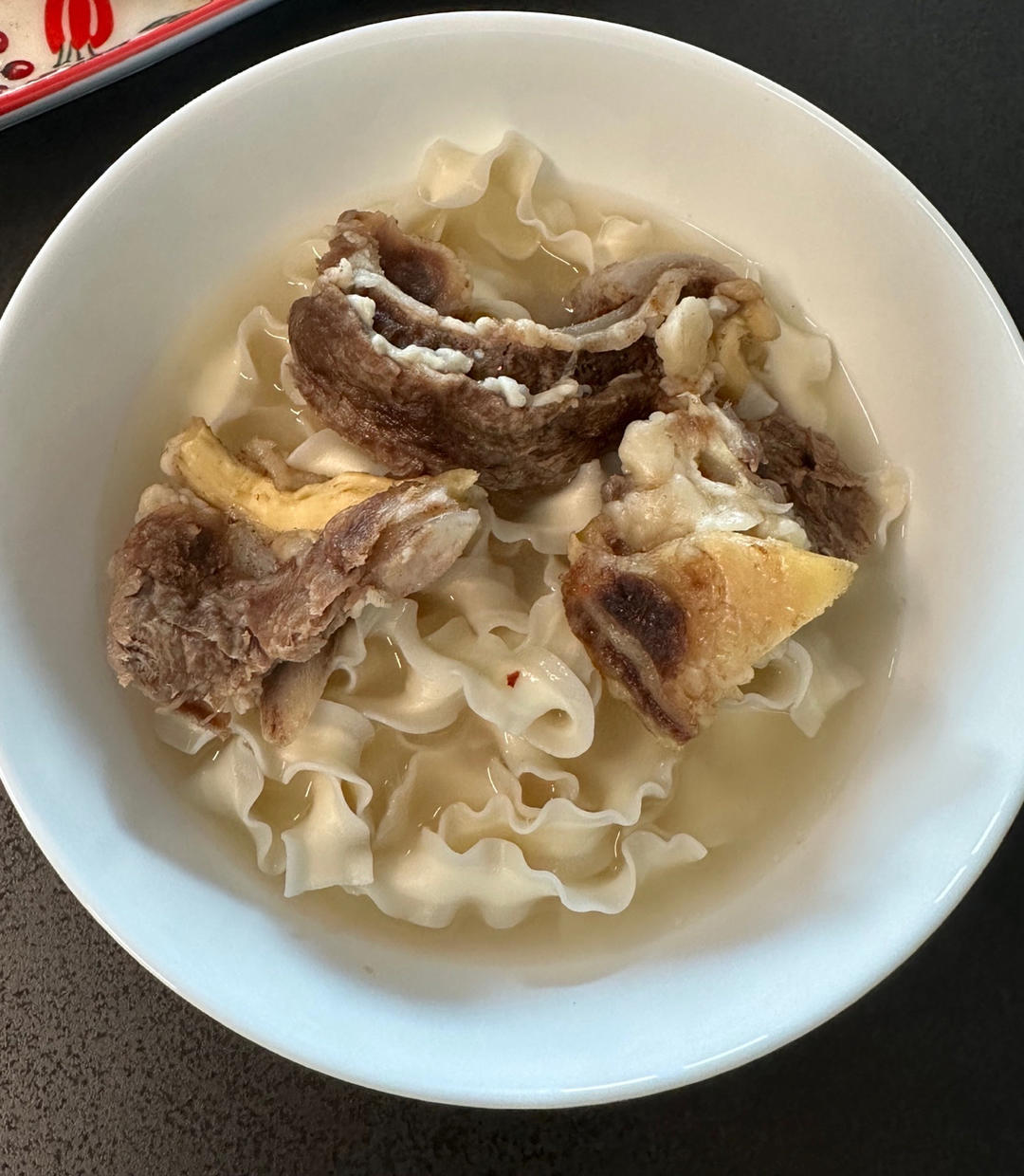 鲜掉眉毛的清炖牛肉汤（面）
