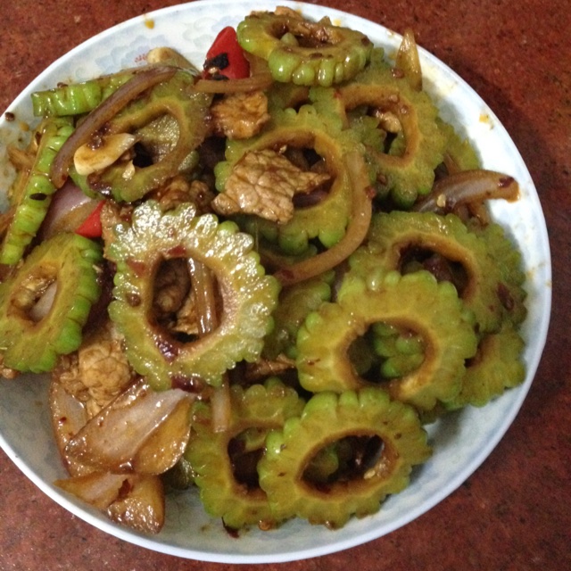 老干妈炒苦瓜 Laoganma with Bitter Mellon