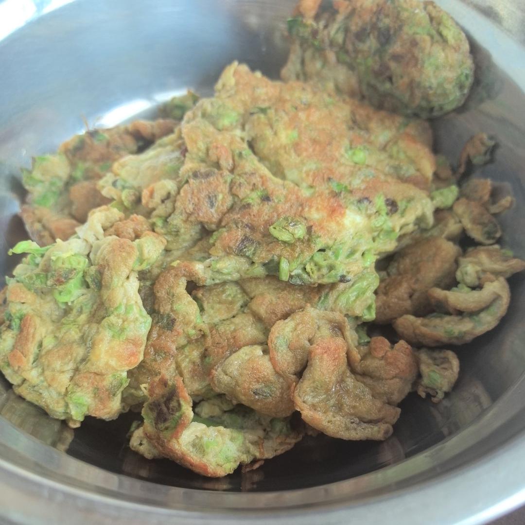 荷叶炒鸡蛋