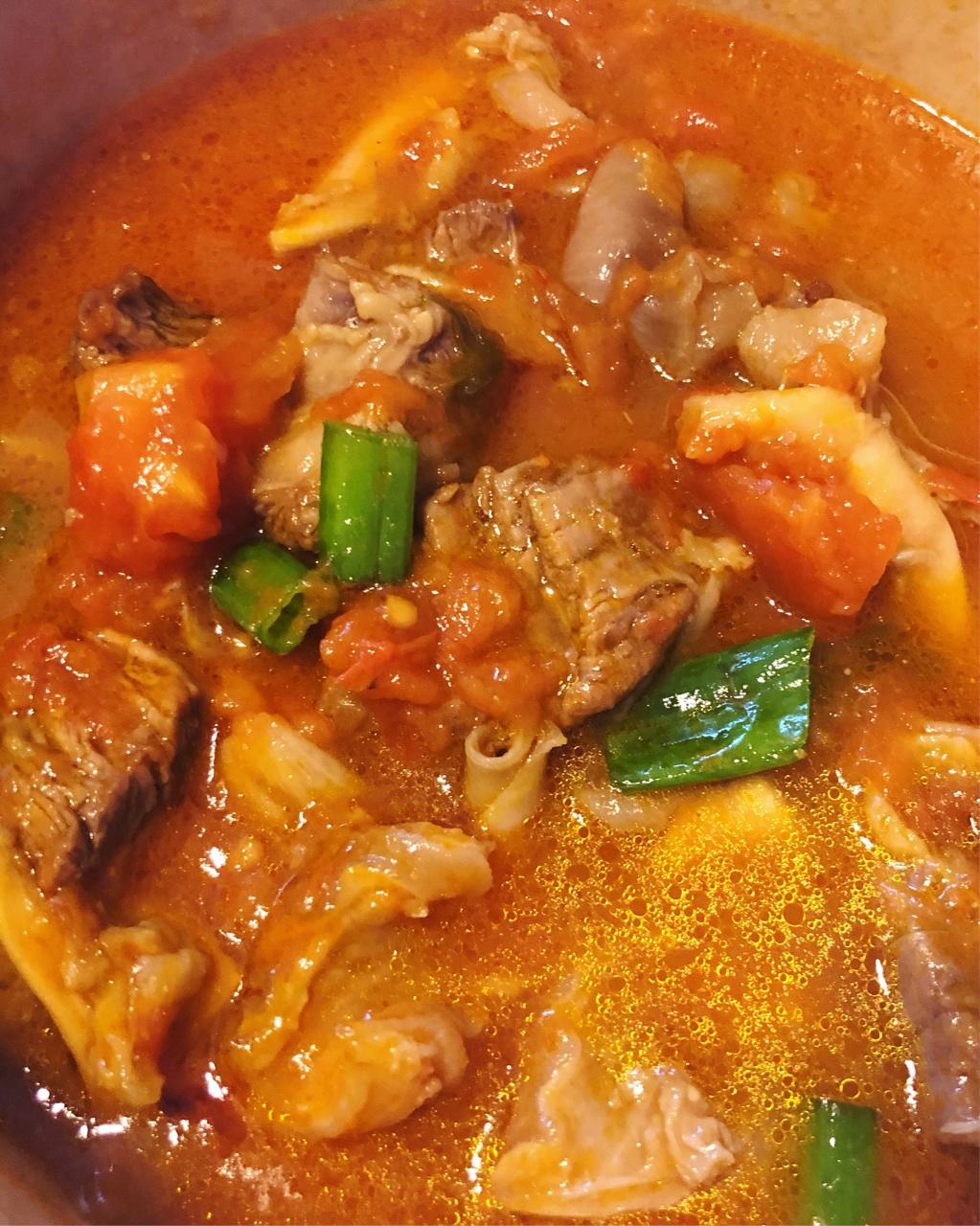 番茄土豆炖牛腩