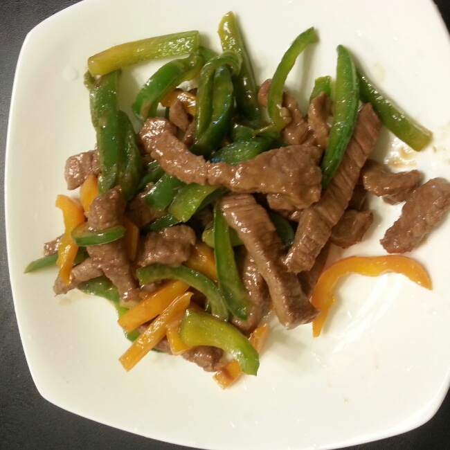 青椒炒牛肉