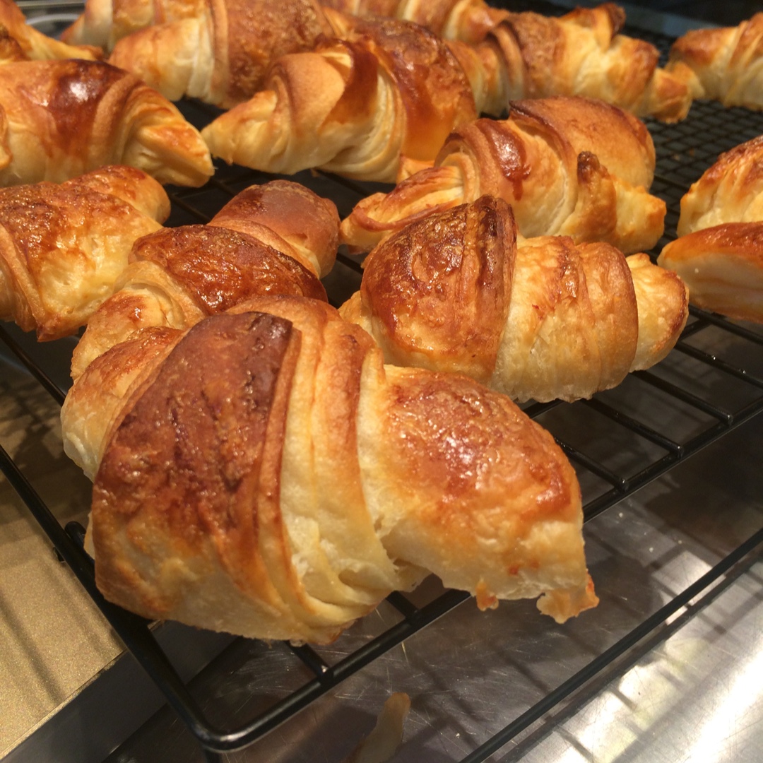 牛角面包Croissant（面包机＋手工）