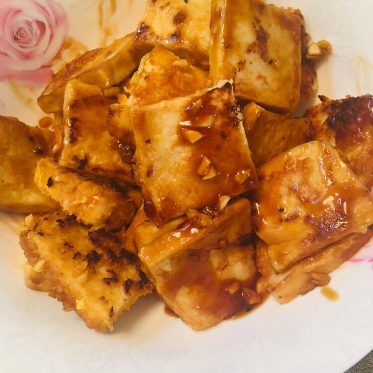 无敌好吃的香煎豆腐